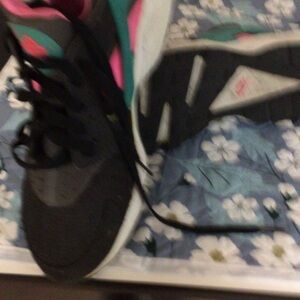 Nike Black and Pink Sneakers